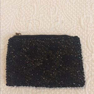 Black vintage evening bag